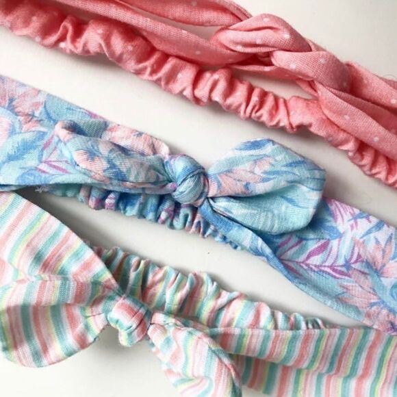 Carter fabric headbands EUC think these are 0-6m - Picture 2 of 2